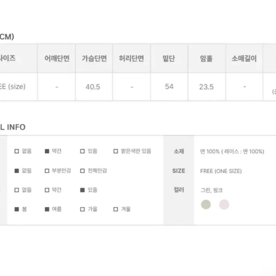 빈티지 모리걸 프릴 레이스 나시