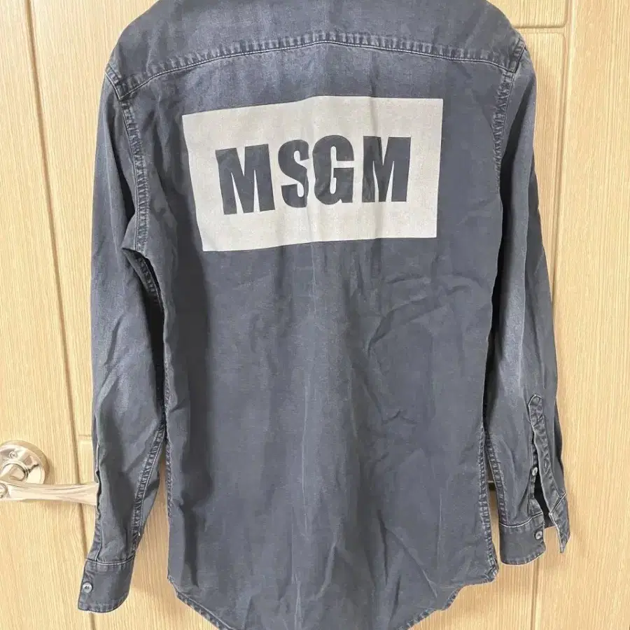 msgm 데님 청남방 청청패션  스카치