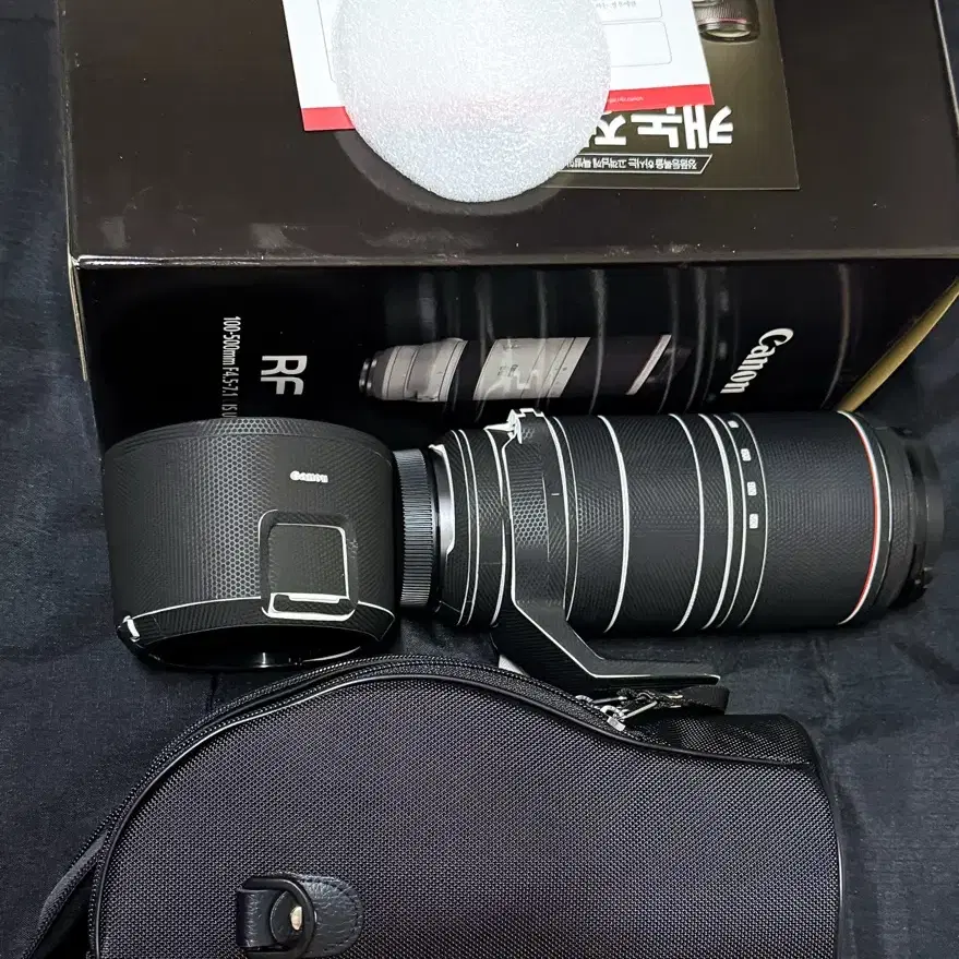 캐논 RF 100-500mm 알백오 렌즈 판매합니다 (상태좋음)