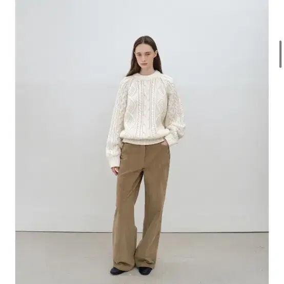 아르토 corduroy wide pants (s)