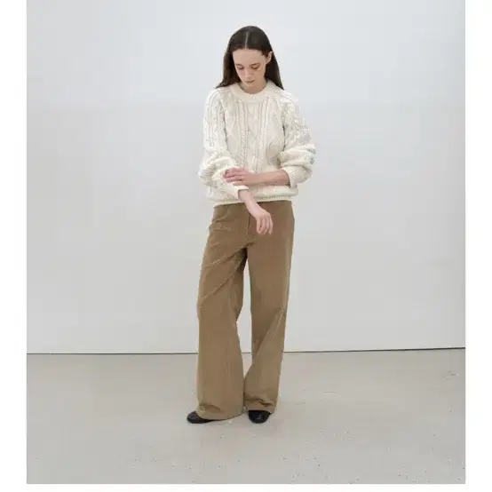 아르토 corduroy wide pants (s)