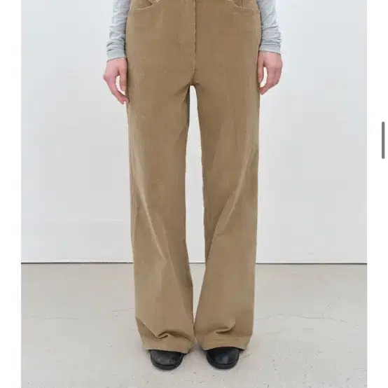 아르토 corduroy wide pants (s)