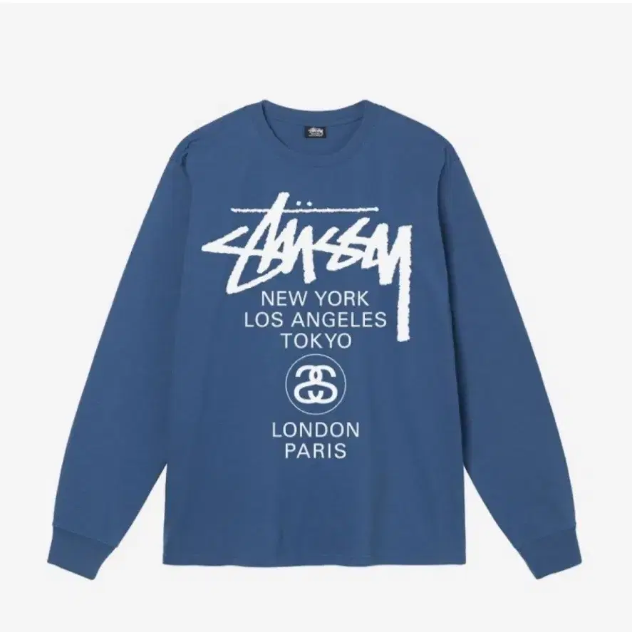 [Stussy] 스투시 월드투어 롱슬리브 티셔츠 XL