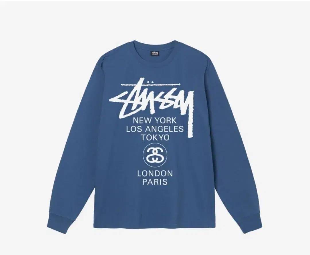 [Stussy] 스투시 월드투어 롱슬리브 티셔츠 XL