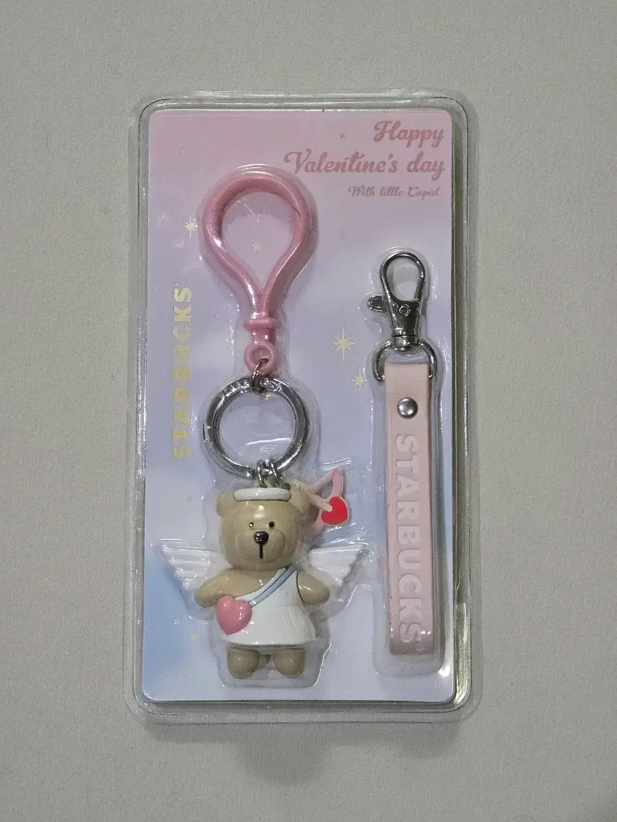 Starbucks Love Cupid Bearista Key Chain (2021 Valentine's Day)