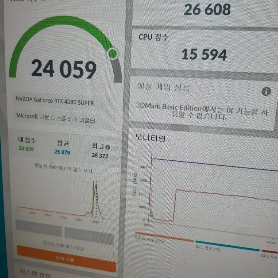 9800x3d 4080super 커세어 풀세팅 컴퓨터