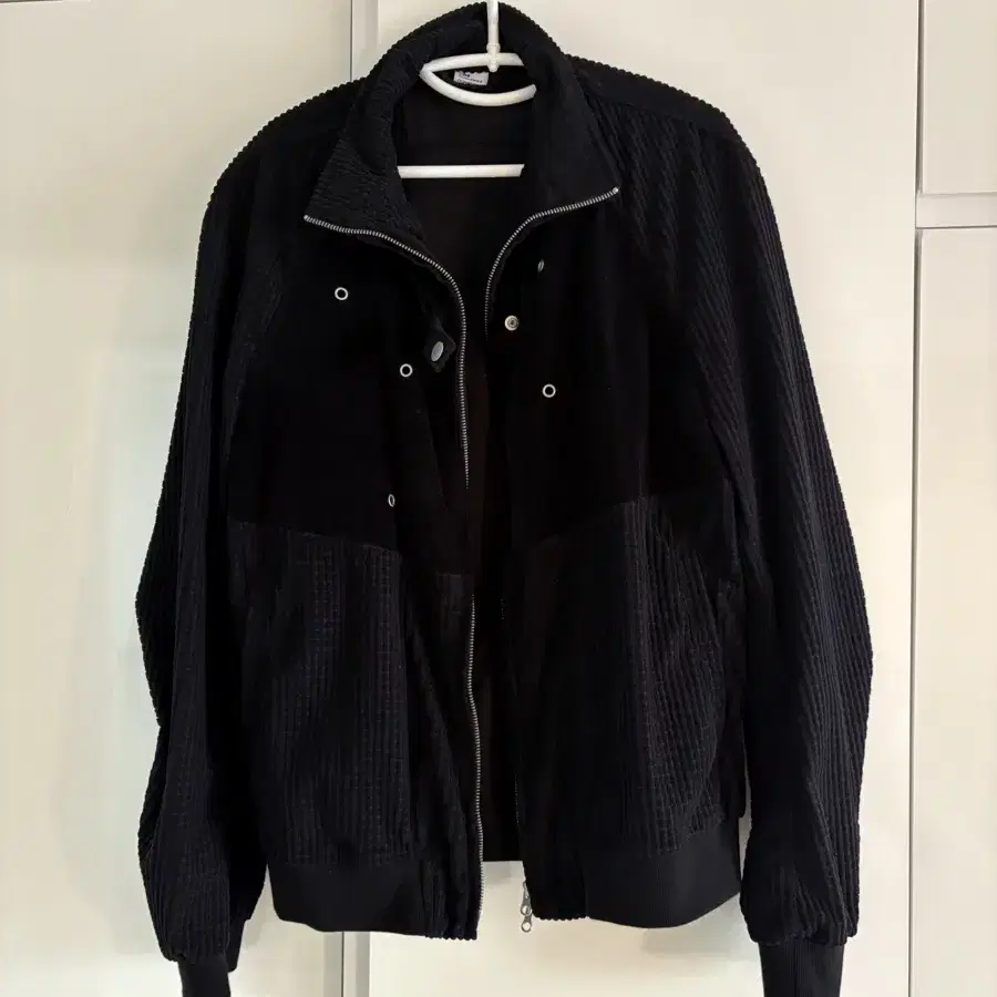 TCM waffle bomber jacket (black) L