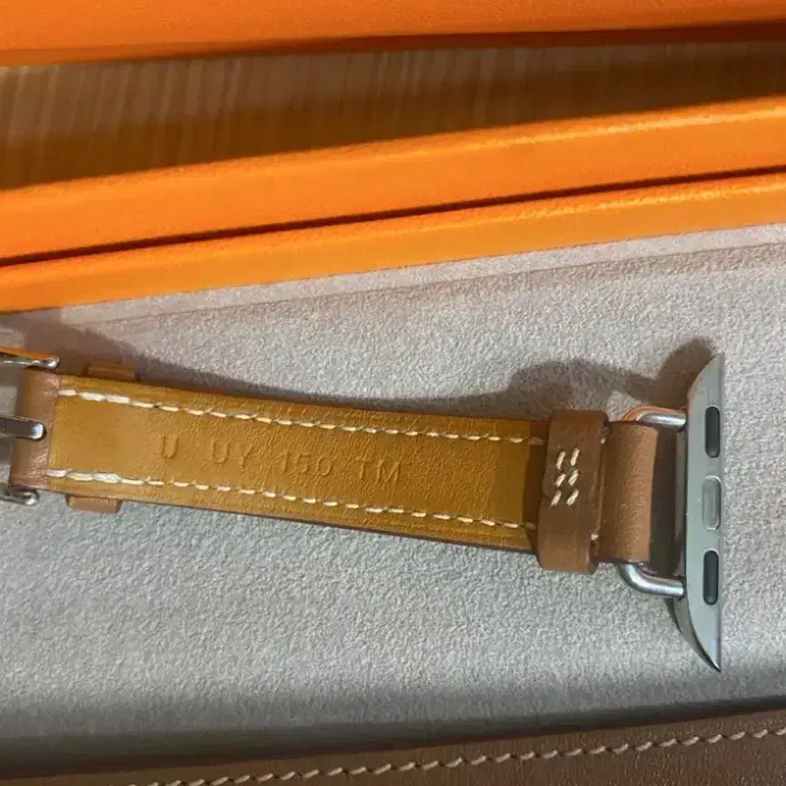 Apple Watch Hermes - 41mm 골드 아뜰라주 더블 투어