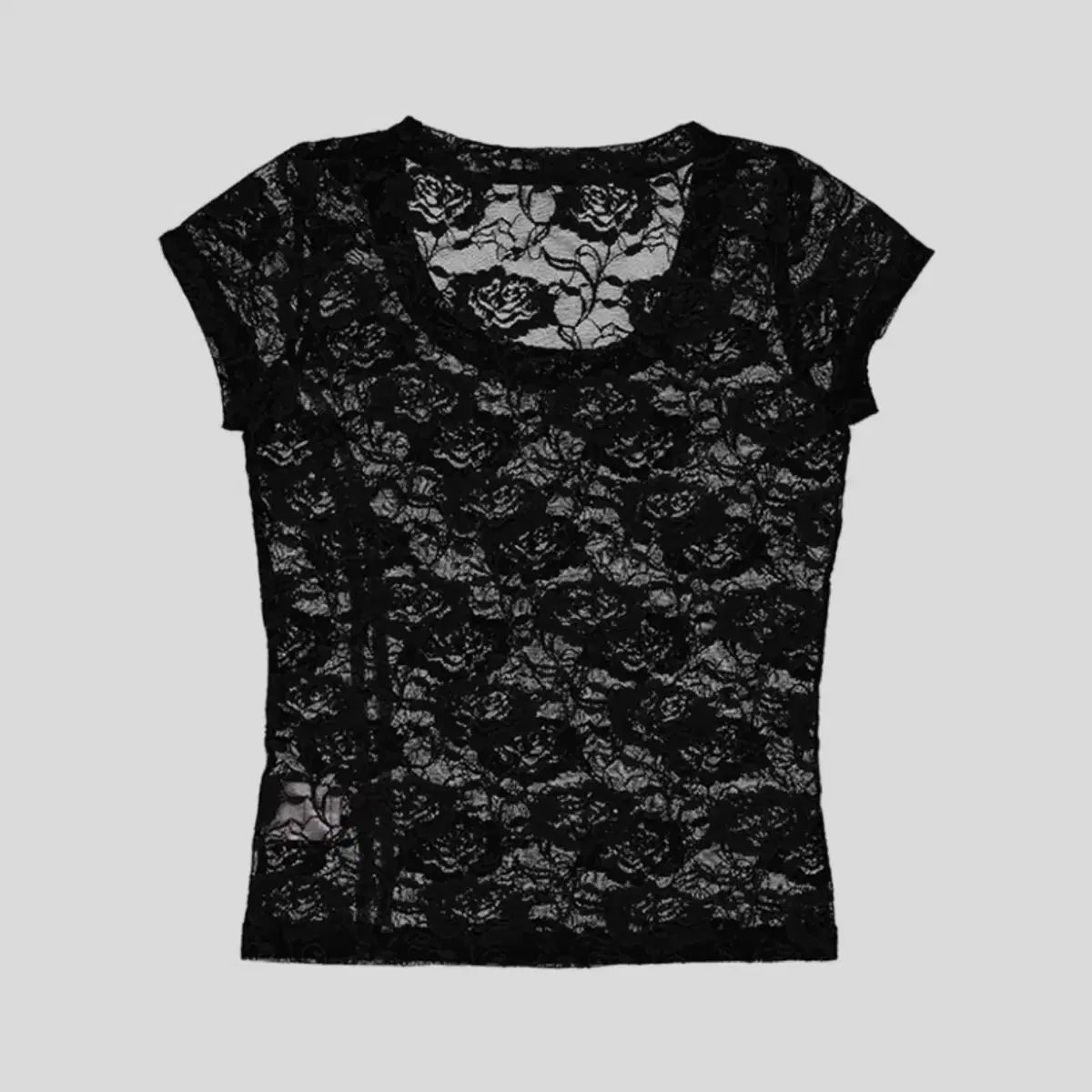 [미개봉 새상품] 셋업이엑스이 33 LACE TOP (BLACK)