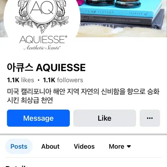 아큐스 AQUIESSE 향초 캔들 디퓨저 양키캔들 소이캔들 미국 초