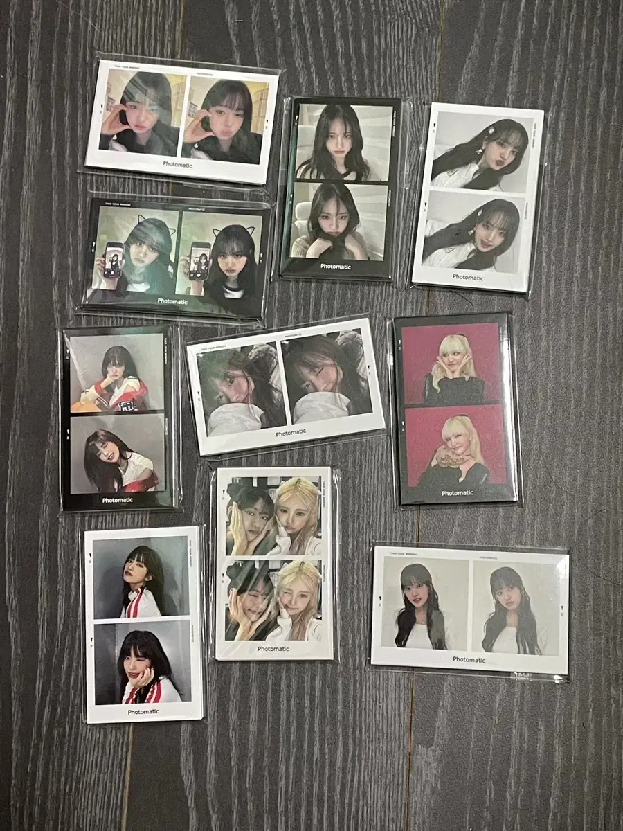 ive unofficial goods, photomatic ahn yujin, liz, lay, gaeul, jang wonyoung, leeseo, wts, sell