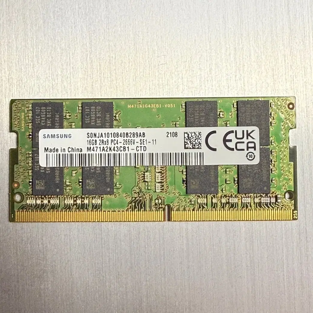 삼성 노트북 메모리 DDR4 16G 2666V