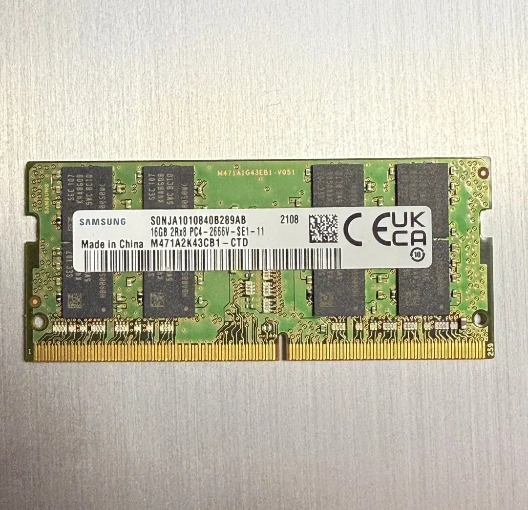 삼성 노트북 메모리 DDR4 16G 2666V