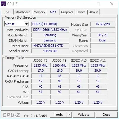 삼성 노트북 메모리 DDR4 16G 2666V