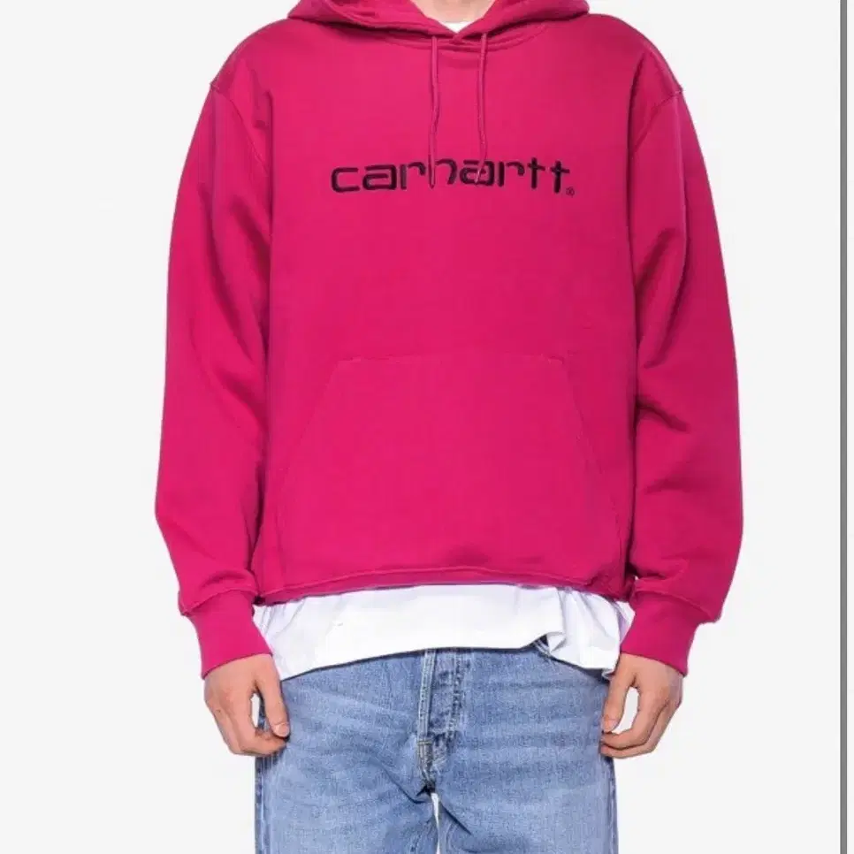 Hooded carhartt sweatshirt tango/black