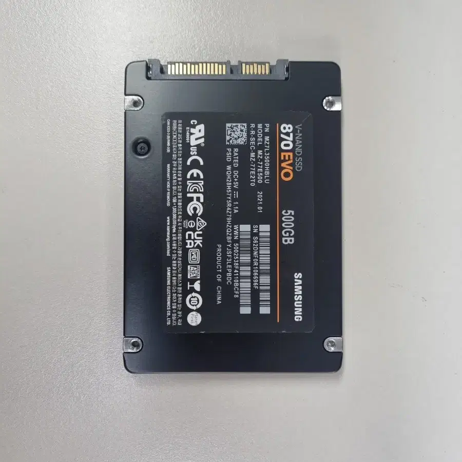 SSD 삼성 870EVO 500GB