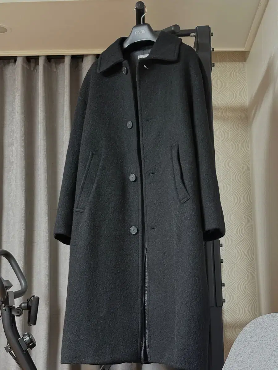 AECA ZIBELINE BALMACAAN COAT-BLACK