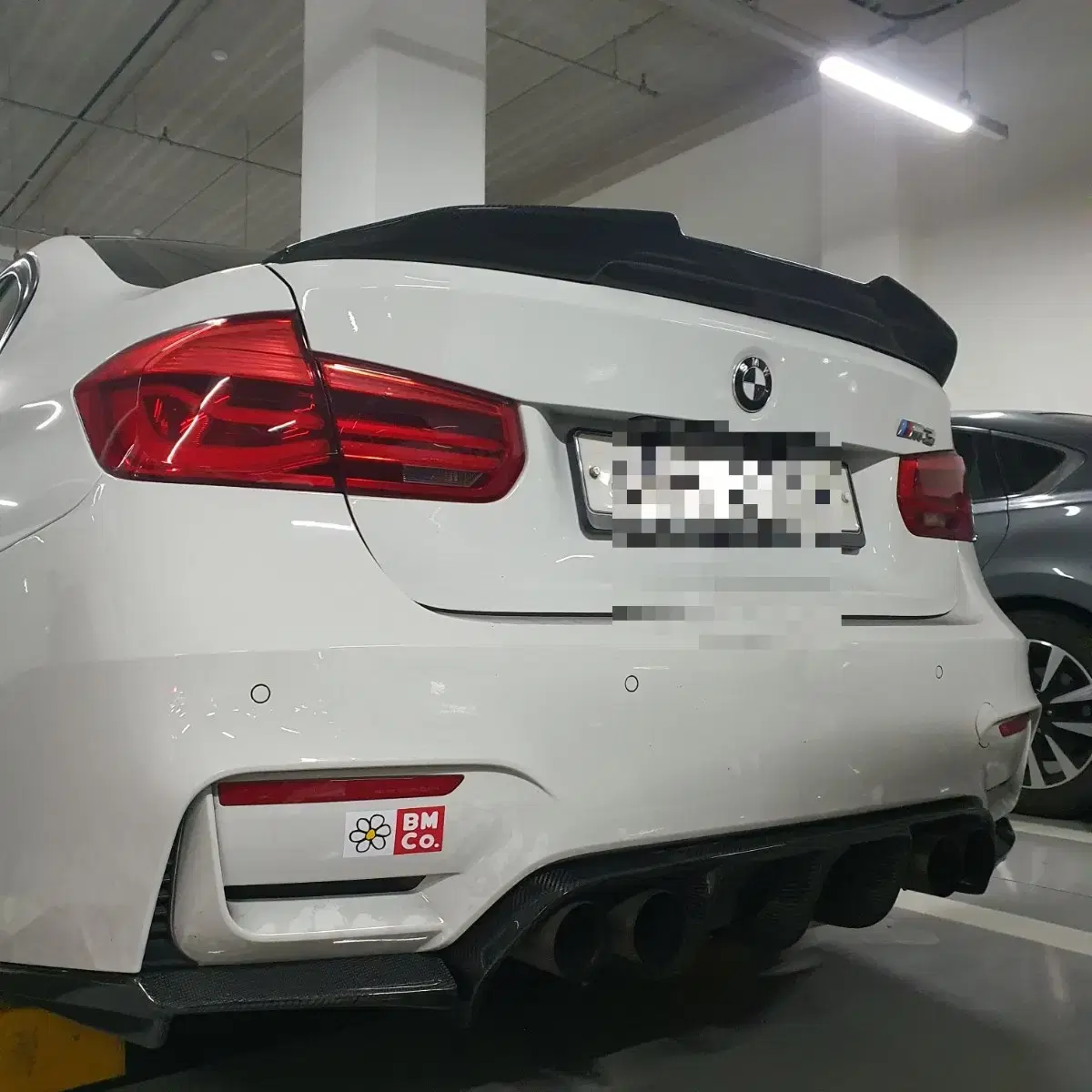 f80 f30 psm st 리얼카본 립스포일러