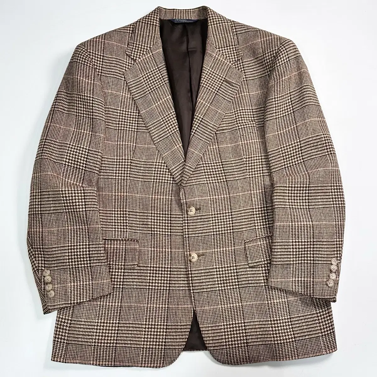 Polo 2B Houndcheck Wool/Silk Blazer