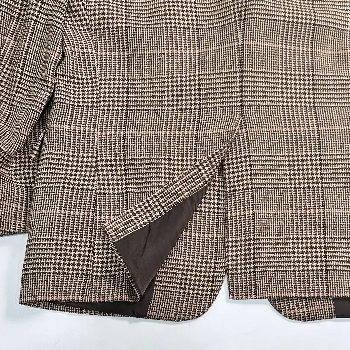 Polo 2B Houndcheck Wool/Silk Blazer