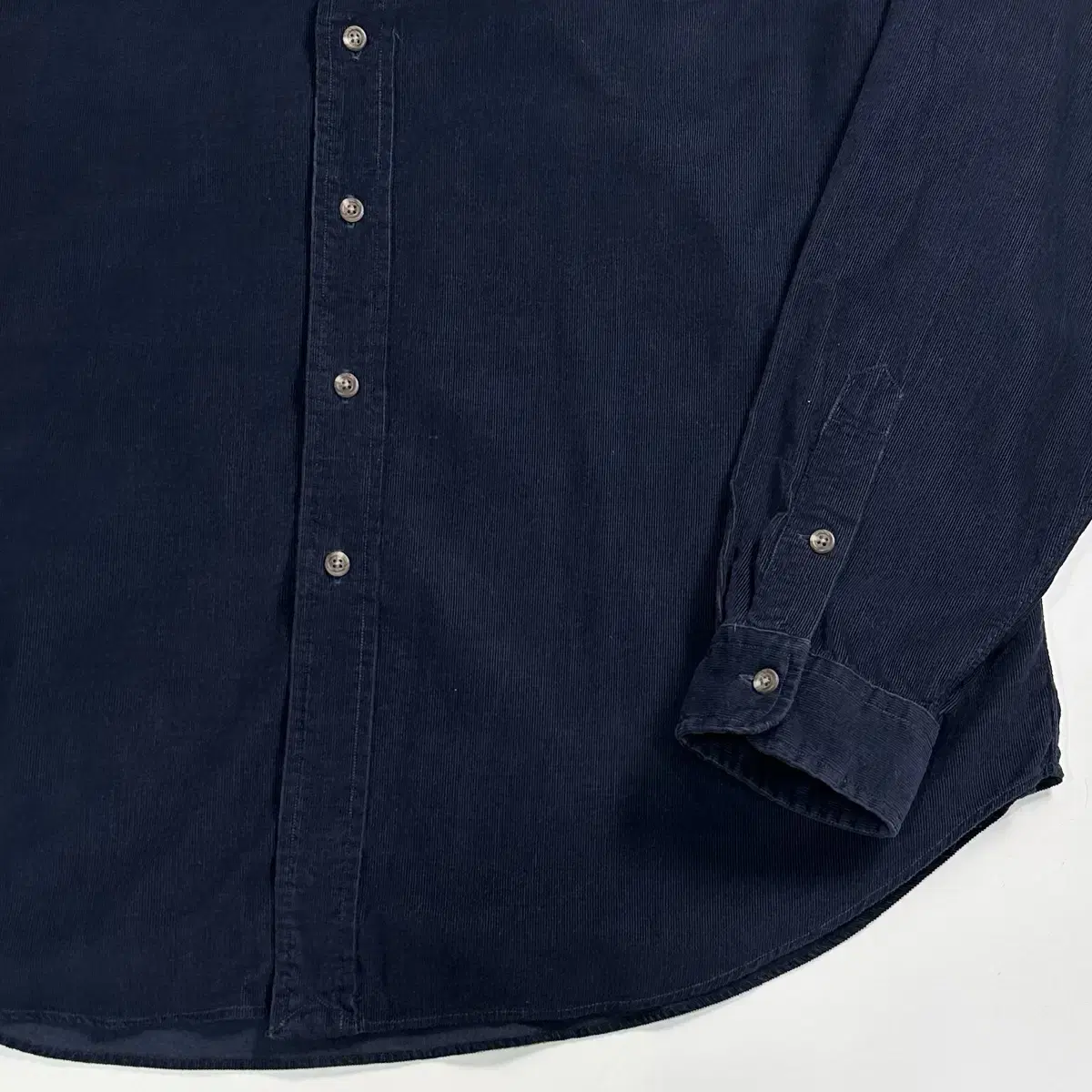 Polo Navy Corduroy Embroidery Shirt