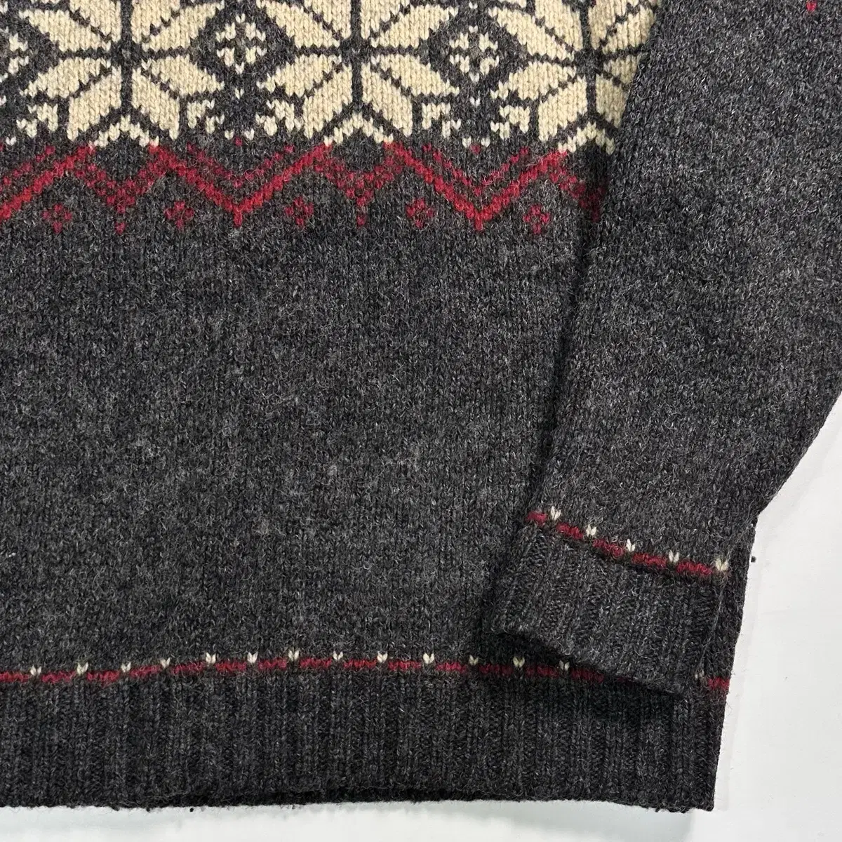 Woolrich Nordic Pattern Wool Sweater