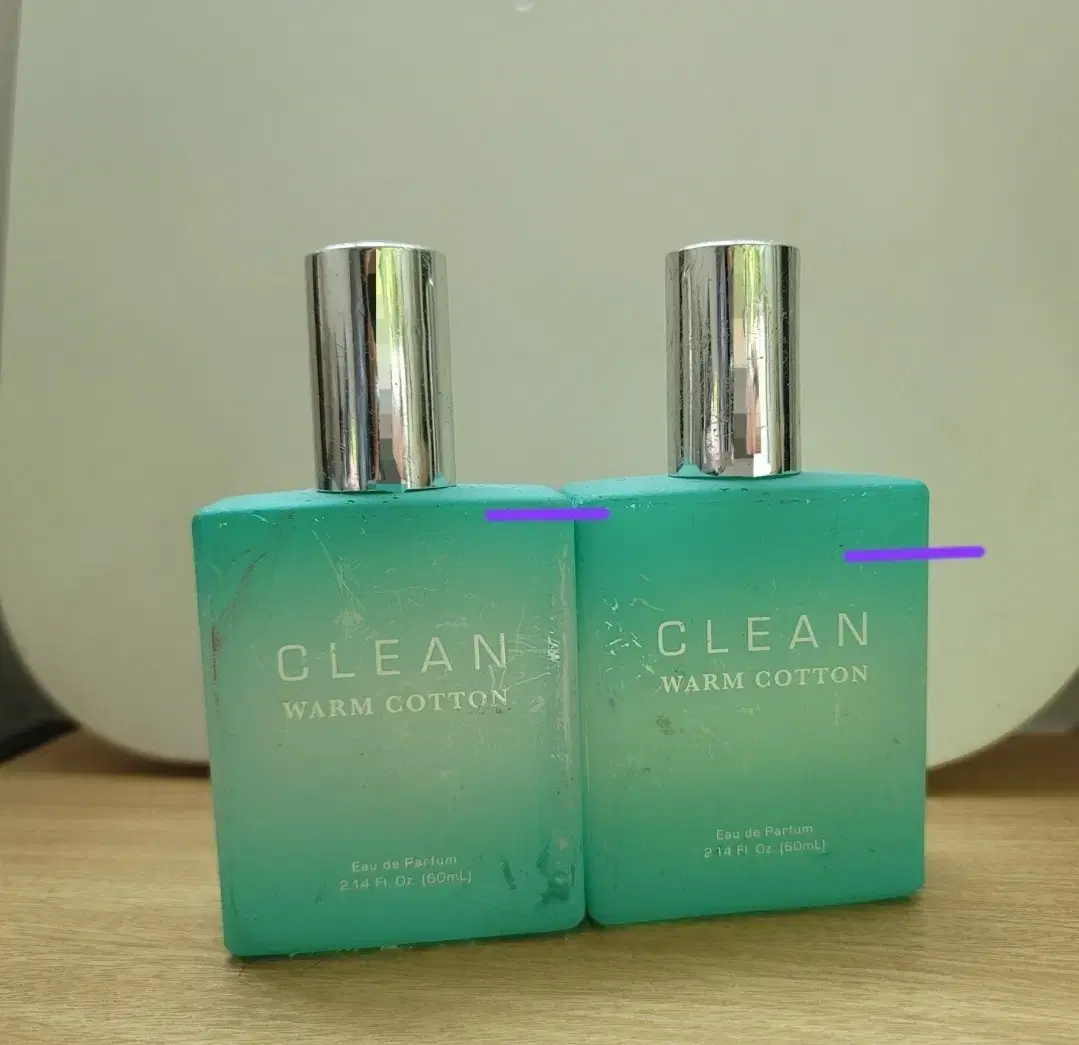 (일괄판매)클린 웜코튼 EDP 60ml+60ml 향수