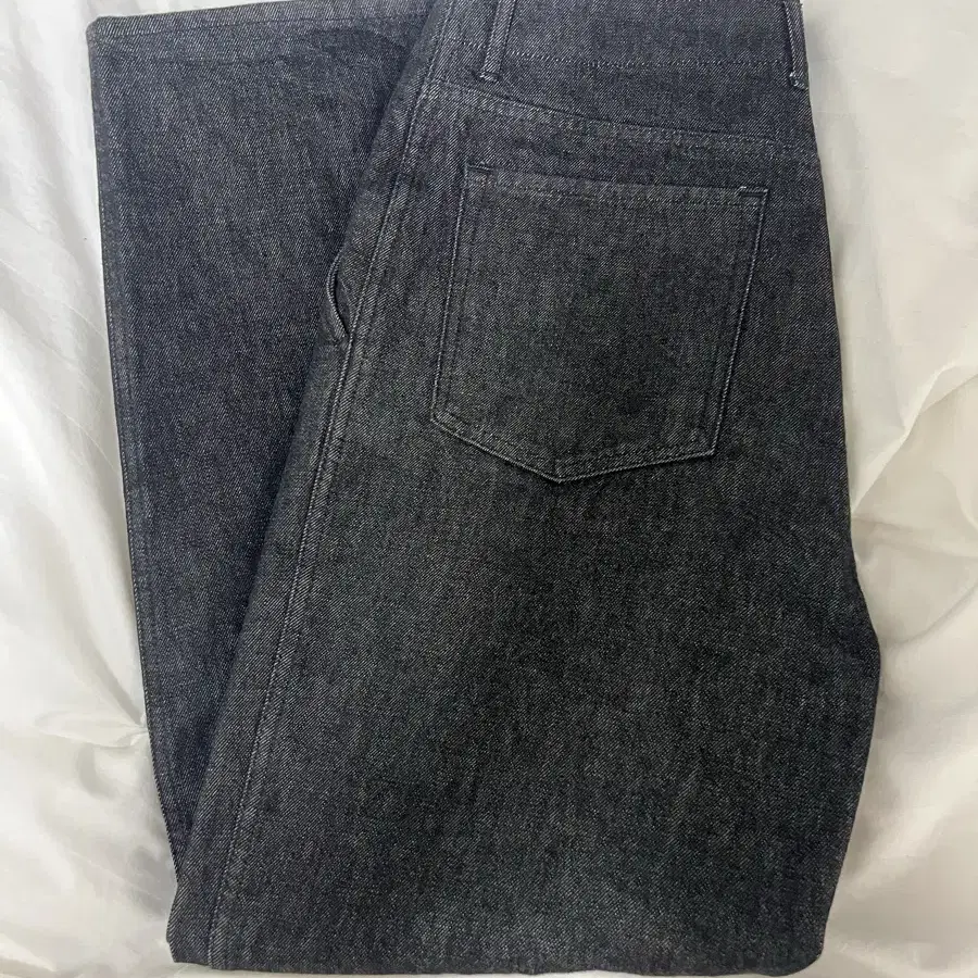 포터리 one washed wide denim 블랙 3사이즈