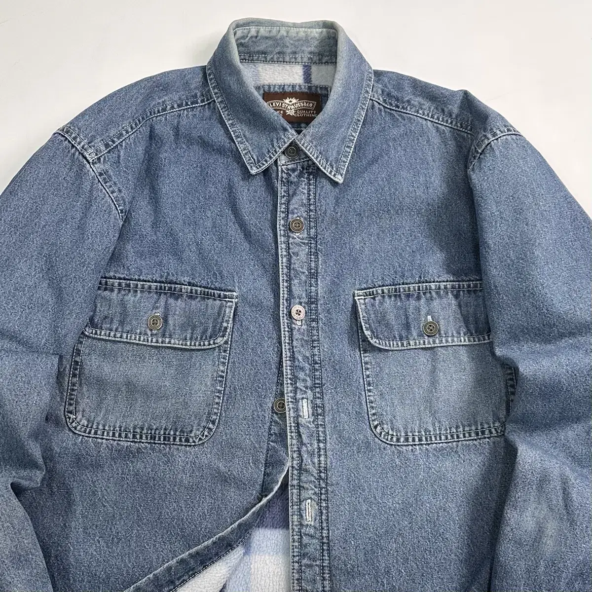 Levis Fleece Lining Denim Shirt