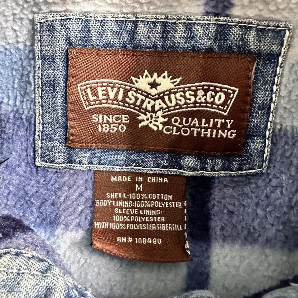 Levis Fleece Lining Denim Shirt