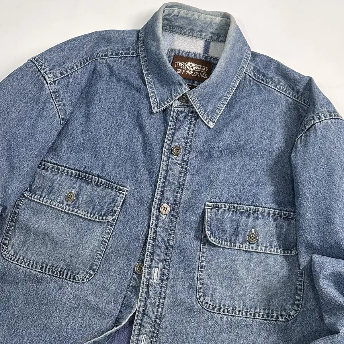 Levis Fleece Lining Denim Shirt