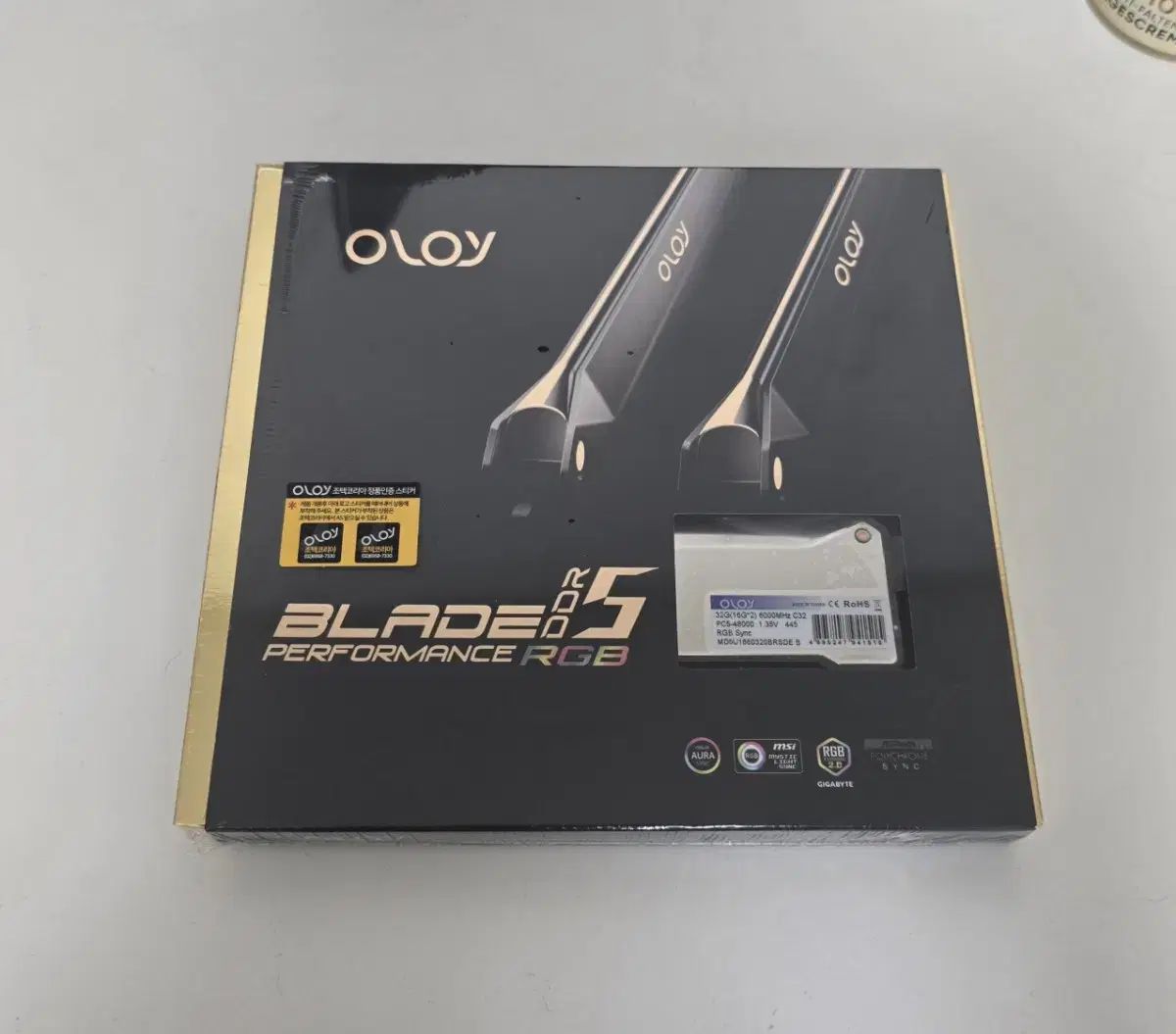 올로와이 램 OLOy DDR5 6000 BLADE RGB 32GB RAM