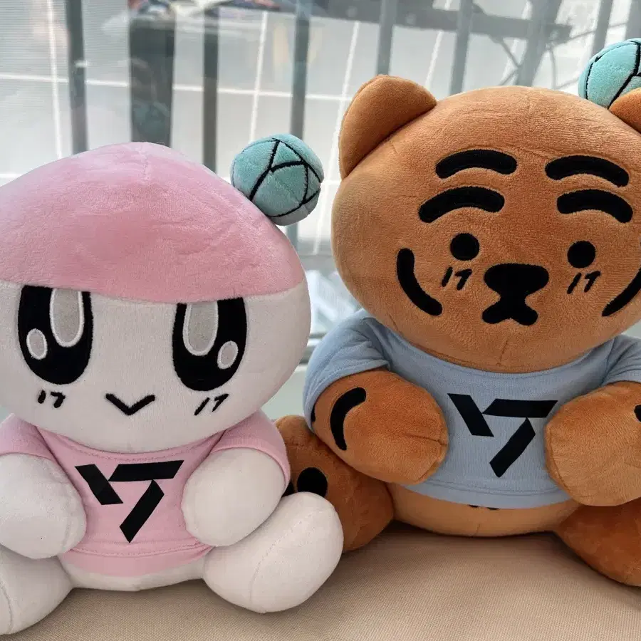 세븐틴 뚱랑이 봉봉이 인형 세트