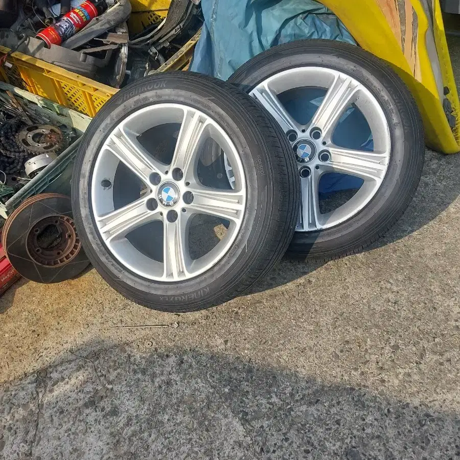 BMW 17인치 휠.타이어