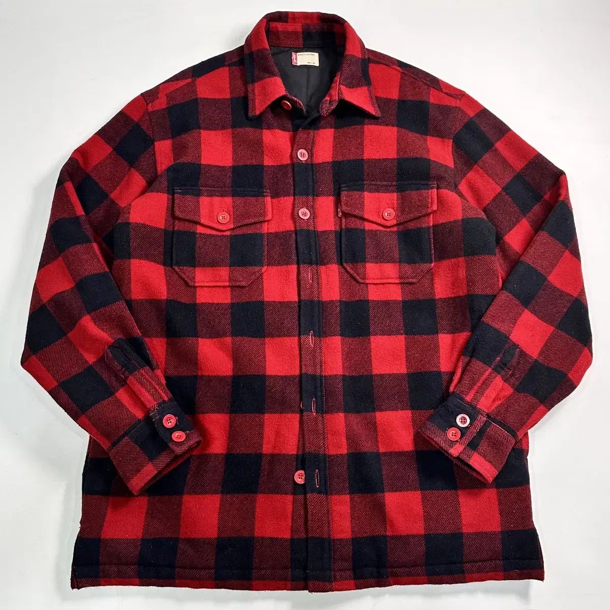 Levis Bufflo Check Wool Shirt