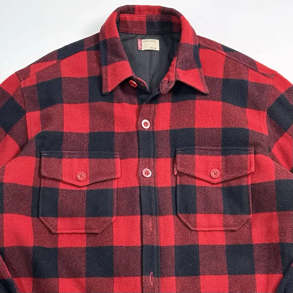 Levis Bufflo Check Wool Shirt