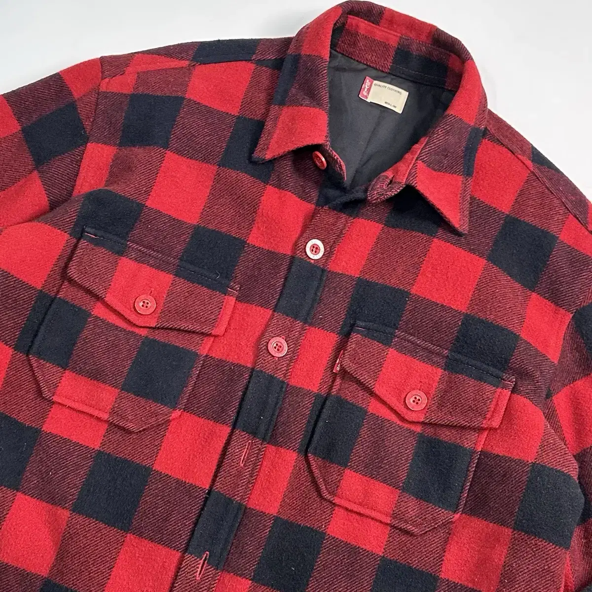 Levis Bufflo Check Wool Shirt