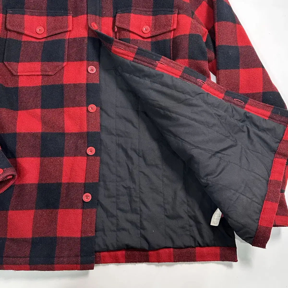 Levis Bufflo Check Wool Shirt