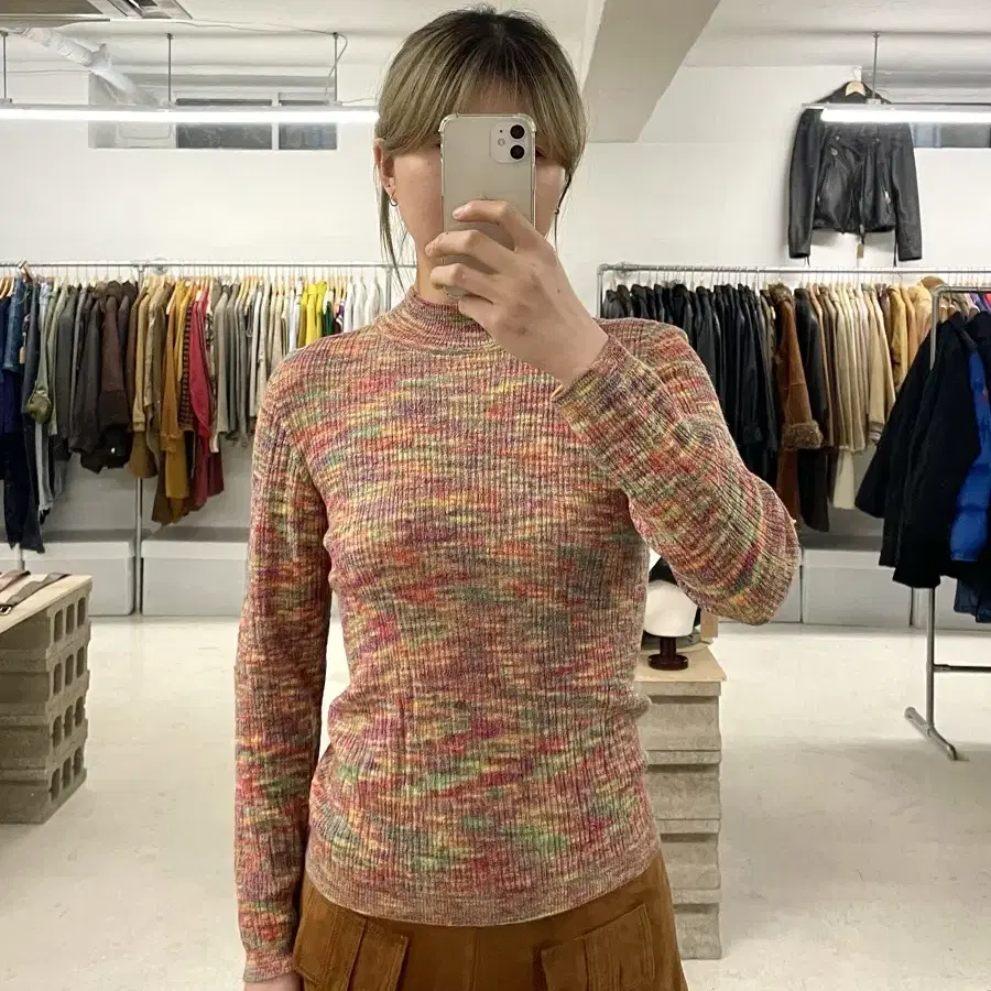 VTG psychedelic wool knit