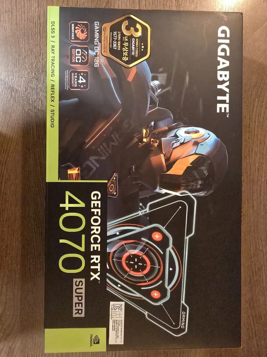 GIGABYTE 지포스 RTX 4070 SUPER Gaming OC D6