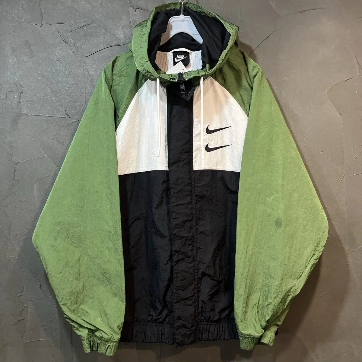 [XL] NIKE 나이키 더블 스우시 바람막이