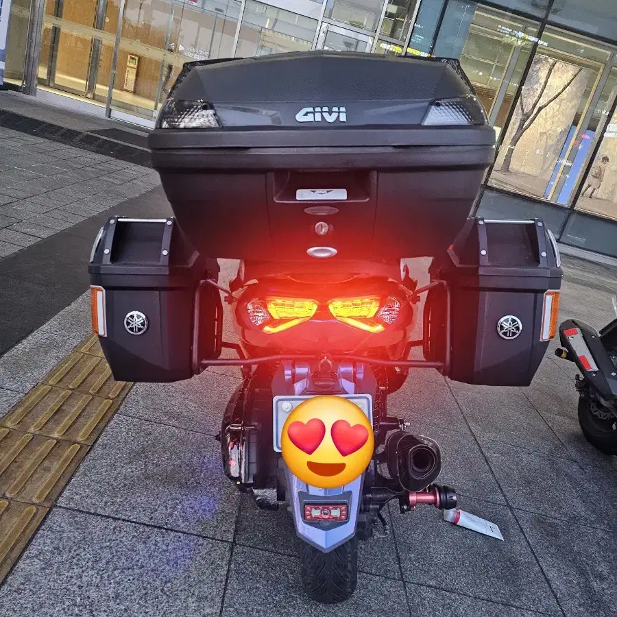 nmax125 155 givi 기비3박스탑박스브라켓포함