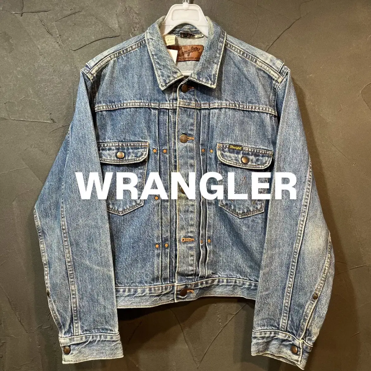 [M] Wrangler 웽글러 50s 복각판 11mj 데님 자켓