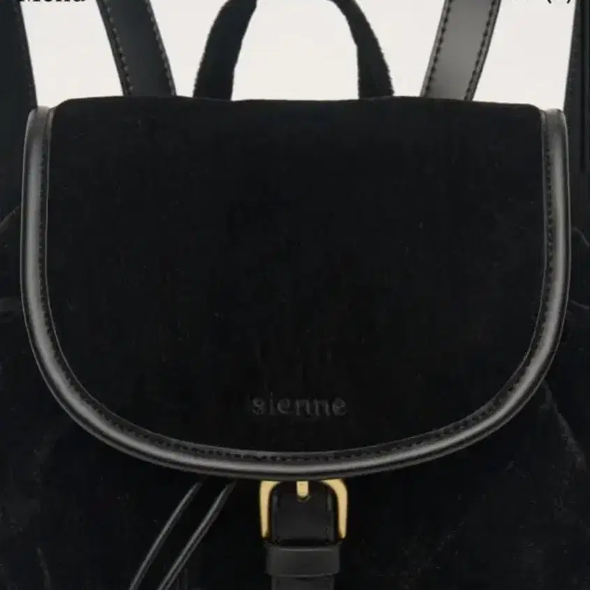 시엔느 벨벳 백팩 nouvelle velvet bag_black