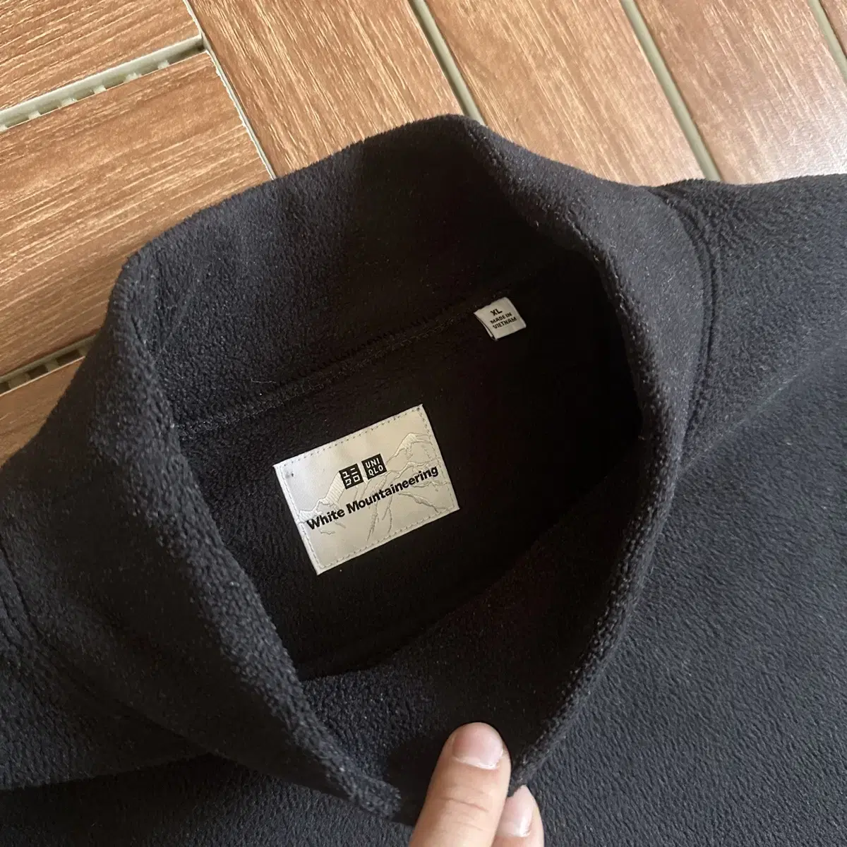 Uniqlo x white mountaineering fleece ls