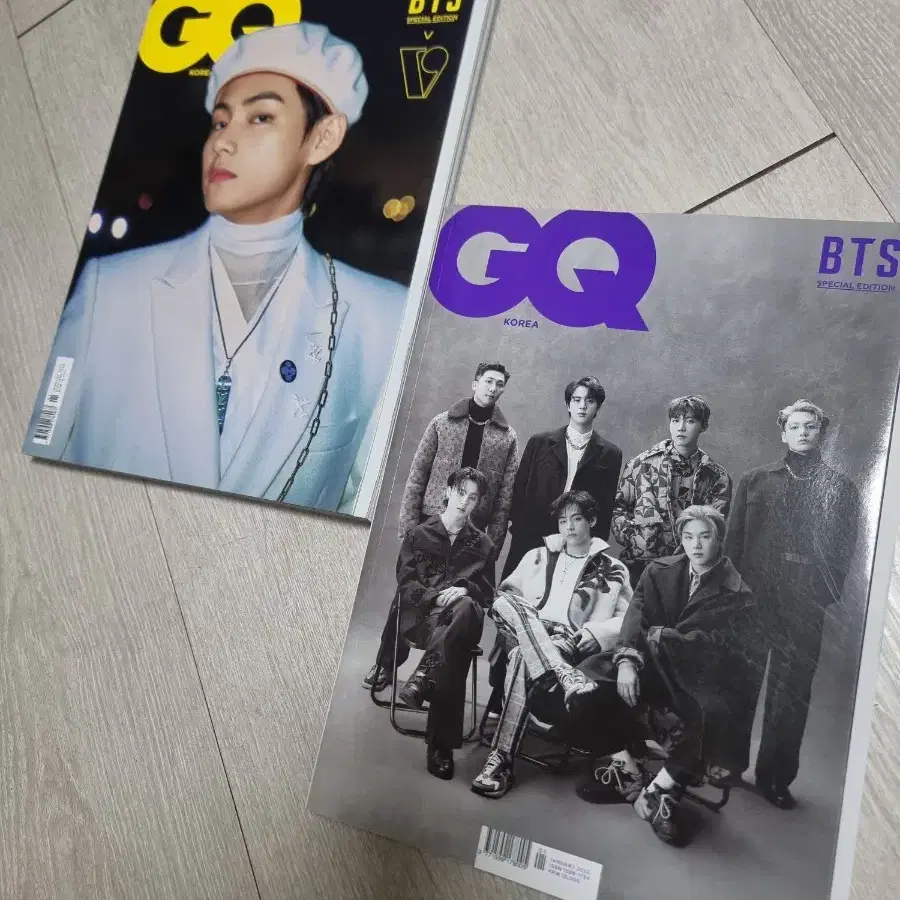 GQ잡지 2권 BTS, BTS V