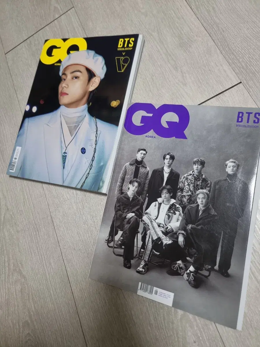 GQ잡지 2권 BTS, BTS V