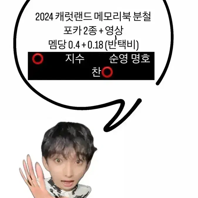 2024 캐럿랜드 메모리북 분철