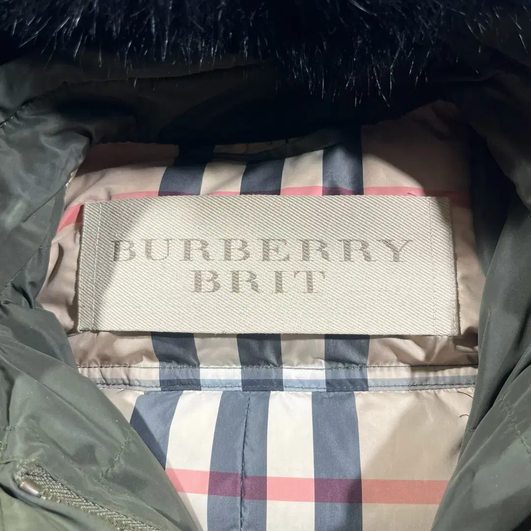 [BURBERRY BRIT] 버버리브릿 카키 롱패딩