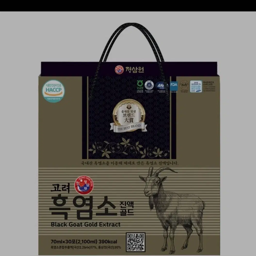 정삼원 흑염소 진액 골드 70ml 30포